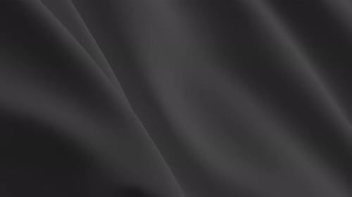 Abstract Black Wavy Fabric Background