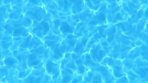 Abstract water background, summer sea waves flow with light reflections. Water ripples and caustics.