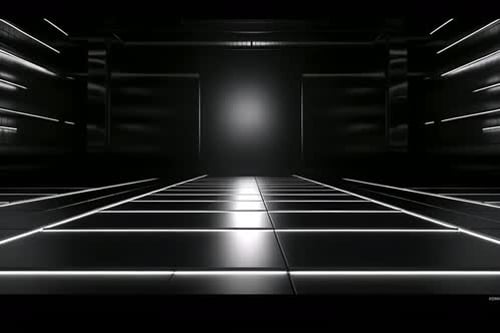 podium Futuristic showcase with platform for product displaying. Empty modern stage display