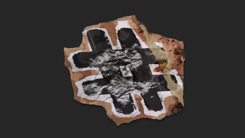 Distressed Paper Tear Hashtag Reveal