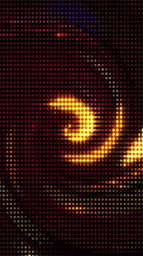 Vertical Video - Swirling LED Lights Wall Background