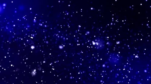 Particles Blue Background Loop