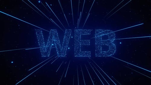 Particle Web Animation