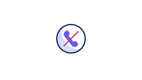 Icono animado No Calls