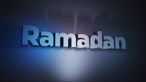 Filmmusik Ramadan-3D-Textanimation.