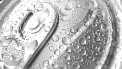A close-up view of the top of a can.
