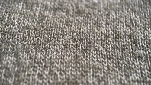Close Up View of Knitted Fabric Texture