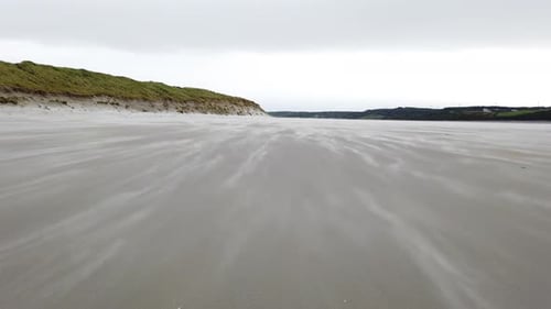 Sand Storm at Dooey Beach By Lettermacaward in County Donegal Ireland
