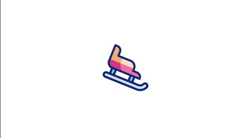Sleigh Animated Icon