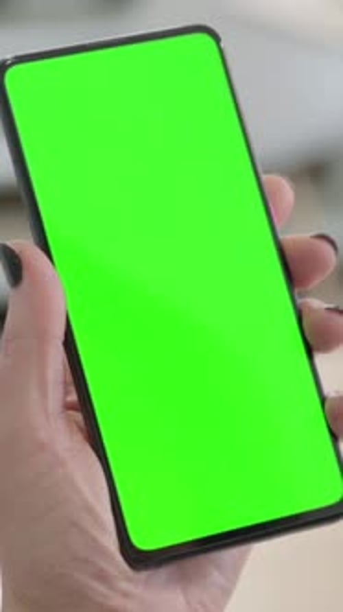 Using Phone with Green Chroma Screen, Vertical Video