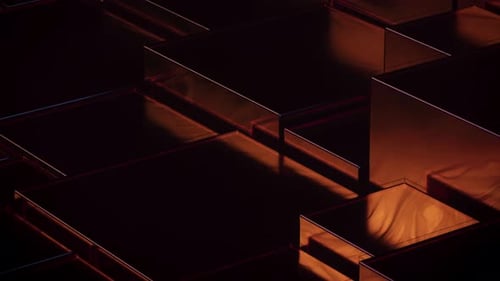 Abstract Moving Shapes Loop