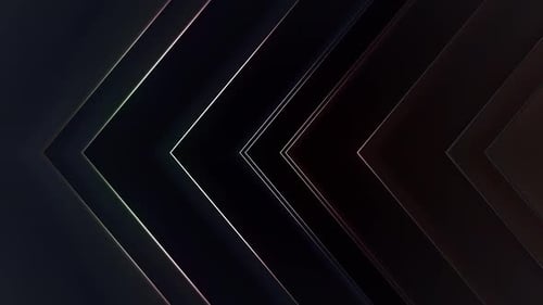 Glowing Geometric Chevron Lines Motion Background