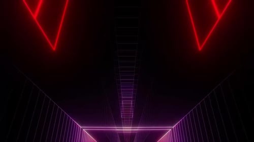 Futuristic abstract geometric background