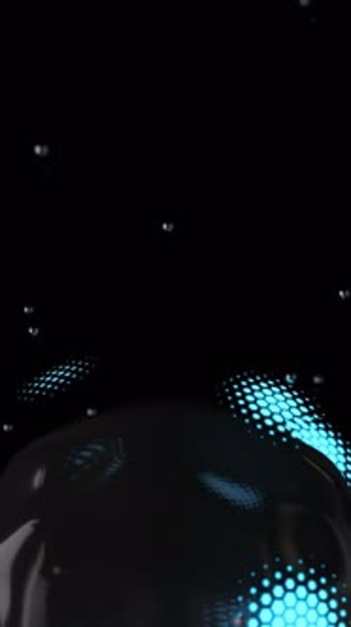 Bulle d'eau protégée par un bouclier contre les particules attaquantes, protection Cyber Shield contre les infections