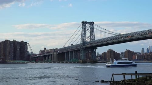 Manhattan skyline panorama with skyscrapers, New York City