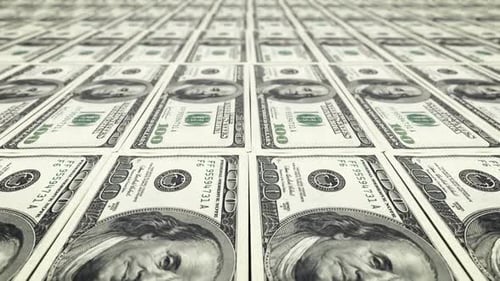Printing Dollar Bill Money. Loop America