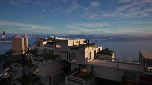 A Sweeping View of the Ocean From a High Rise