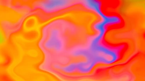 Vibrant Fluid Abstract Color Motion Background Loop