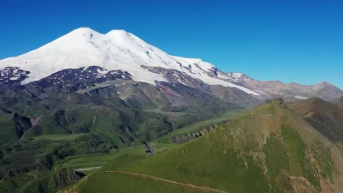 Mount Elbrus in Caucasus mountains