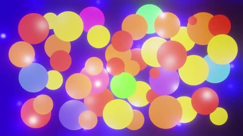 Floating Colors And Lights