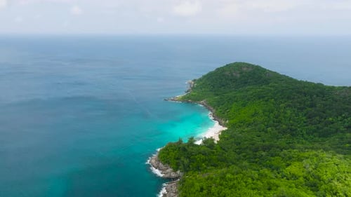 Beautiful Beach in the Tropics Seychelles Mahe