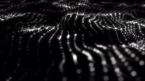 Scifi digital particles loop