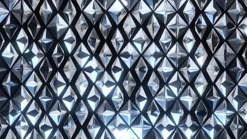 Silver Diamond Pattern Design