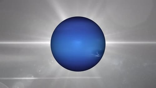Neptune Planet animated. 2499