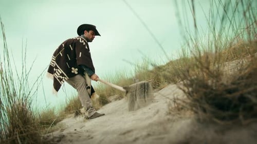 Digging a Grave in the Desert