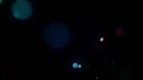 Abstract Animation of Multi-Colored Bokeh Orbs