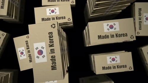 Made in Korea box pack production loop