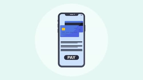 Mobile Payment Process Animation