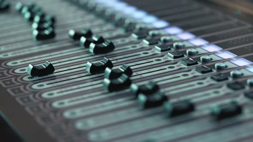 Smooth Travel on the Console with Control Buttons. Audio Mixer in A