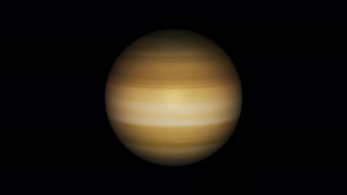 Seamless Loop of a Rotating Gas Giant Planet