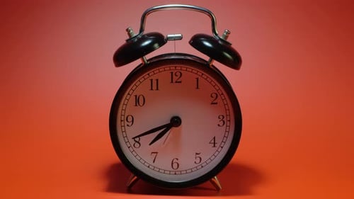 Clock Hands Moving Forward