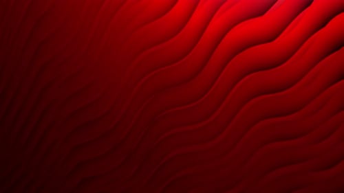 Animated Abstract Red Fluid Waves Background Loop
