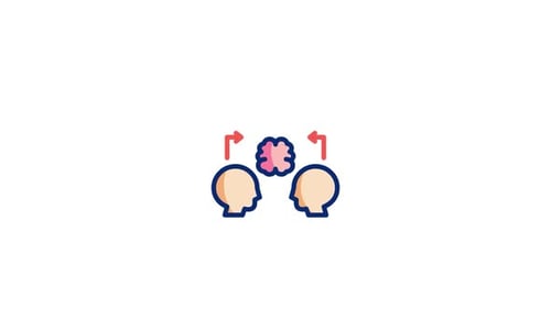 Animiertes Brainstorm-Symbol