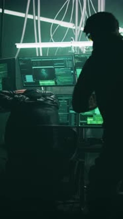 Police Tactical Unit Arresting Hackers