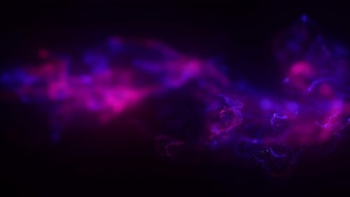 Abstract Fluid Glowing Particles Dynamic Background Animation
