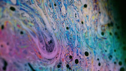 Peinture liquide pour fond d'art éthéré Rainbow Curve
