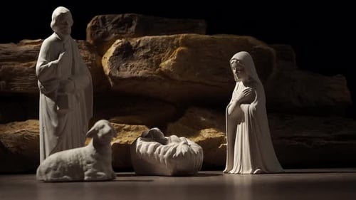 Sculptures The birth of Jesus Christ.
