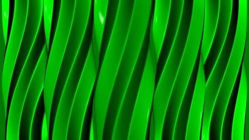 Background with Green Plasma Lines, Exclusive, Unique Design, Reflection, 3D Render