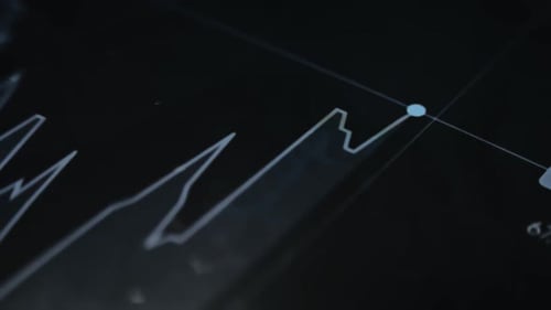 Price of Bitcoin Growing Continuously in Line Chart Macro View