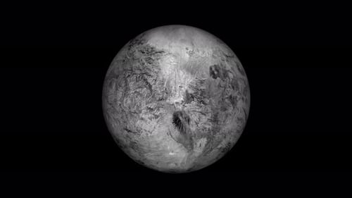 Moon planet with Alpha Channel. 2007