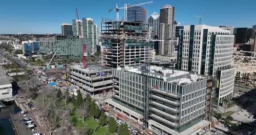 City Expansion Among Skyscrapers