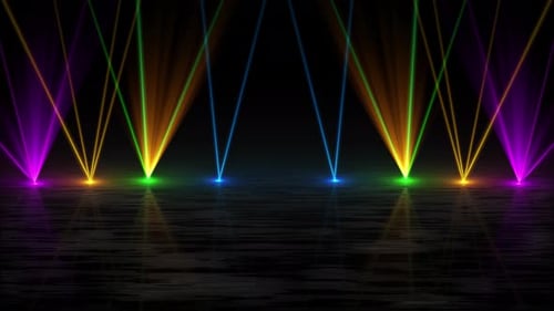 Stage Lights Concert Stage Light Effect Laser Light Show Hitech Neon Scifi Background Flashing Laser