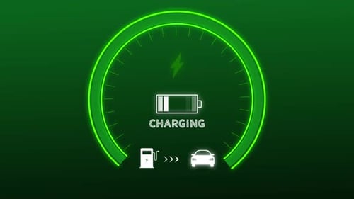 Transportation with an electric dashboard display.