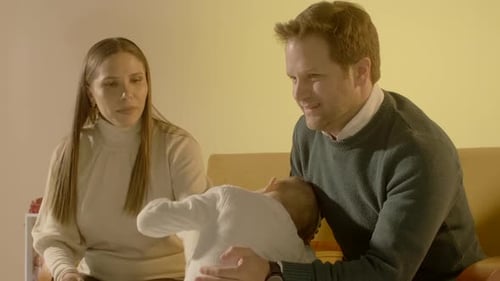 Family Relaxing Together in the Living Room