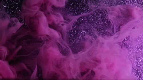 Wet Sparkling Texture Shiny Liquid Purple Pink