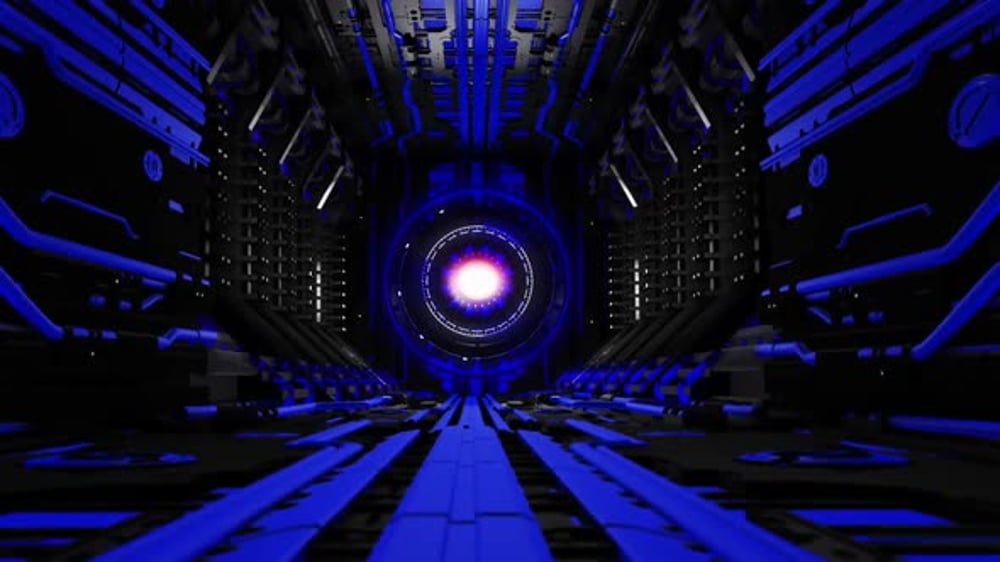 Technology portal tunnel, Backgrounds Motion Graphics ft. futuristic ...